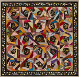 Crazy Quilt, ca. 1880